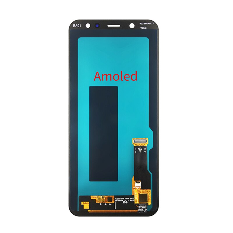 Amoled Voor Samsung Galaxy J8 J800 J800F J810 J810F J810Y J810FN SM-J810F Lcd Touch Screen Digitizer Vergadering