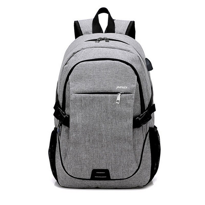 Male Backpack Bag Brand 15.6 Inch Laptop Notebook Mochila For Men Waterproof Back Pack Bag School Backpack 32*18*48CM: gray