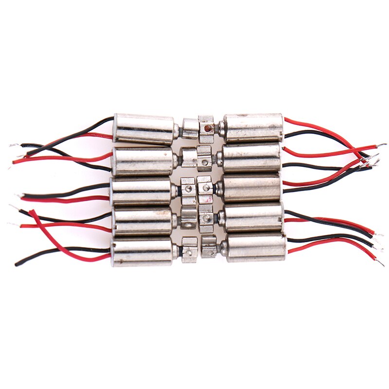 5/10 st dc micro vibration motor mobiltelefon kärnlös vibrator 4.4 x 4.4mm dc1.5-3v motorer & delar