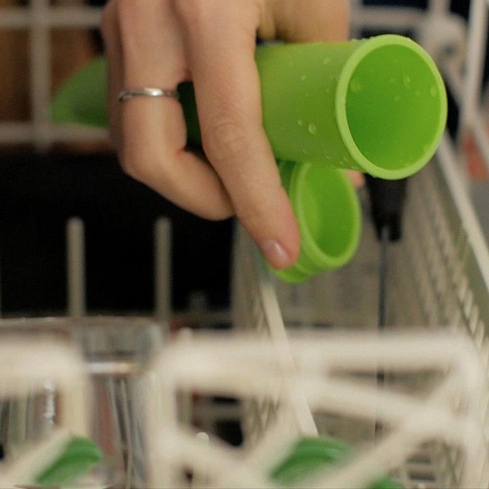 6 Pcs Maker Mould Colorful Silicone Ice Mold Stick Ice Cream Yogurt Jelly Lolly Maker Mould moule popsicle silicone T@