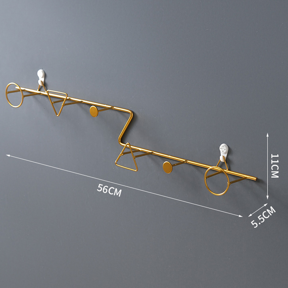 Bathroom Living Room Wall Shelf With Hook Wall Mounted Lockers Entrance Key Hanging Home Decoration Nordic: 2