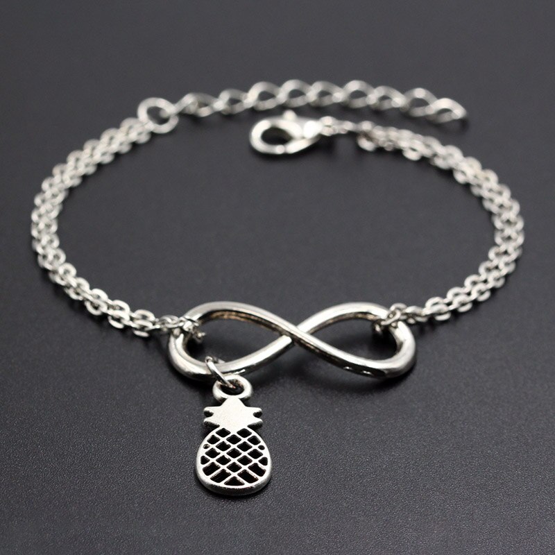 neue Ananas Reize Armbänder DIY Handgemachte Verknüpfung Kette Unendlichkeit Armbänder Für Frauen Schmuck