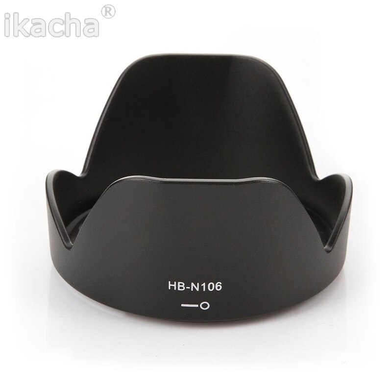 Camera Lens Hood HB-N106 55mm Bayonet Petal Reversible Lens Hood Suit for Nikon D3400 D3300 AF-P DX 18-55mm f/3.5-5.6G VR Lens