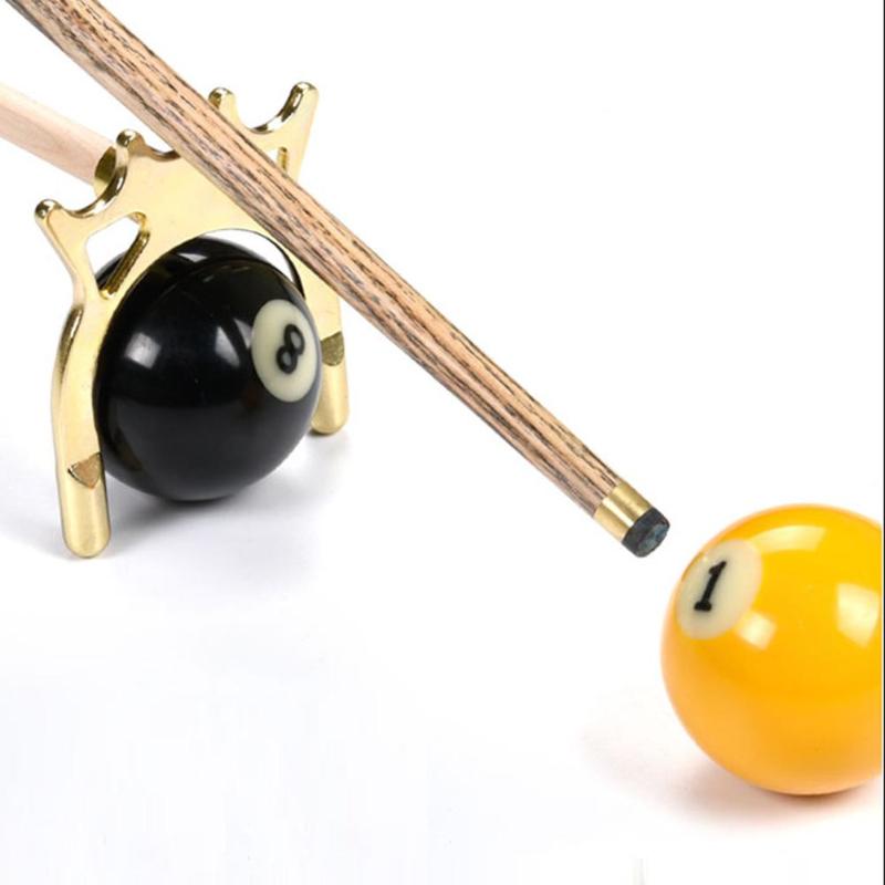 2pc latón puente cabeza taco de billar palo estructura Polo para Snooker billar Bola 9 Snooker & billar accesorios de