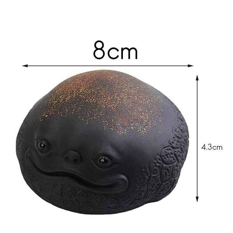 Purple Sand Golden Toad Tea Pet Can Raise Lucky Tea to Play Tea Table Accessories Tea Table Tea Set Decoration