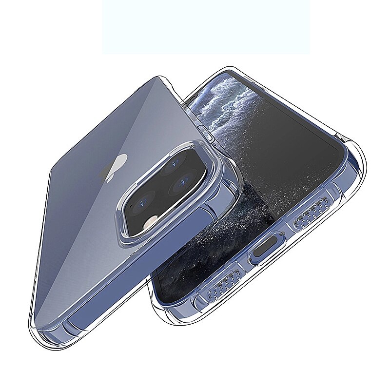 Clear Tpu Zachte Siliconen Case Voor Iphones 12 Mini Pro Max Ultra Dunne Crystal Back Cover Voor I Telefoons 12 mini Pro Max Telefoon Gevallen