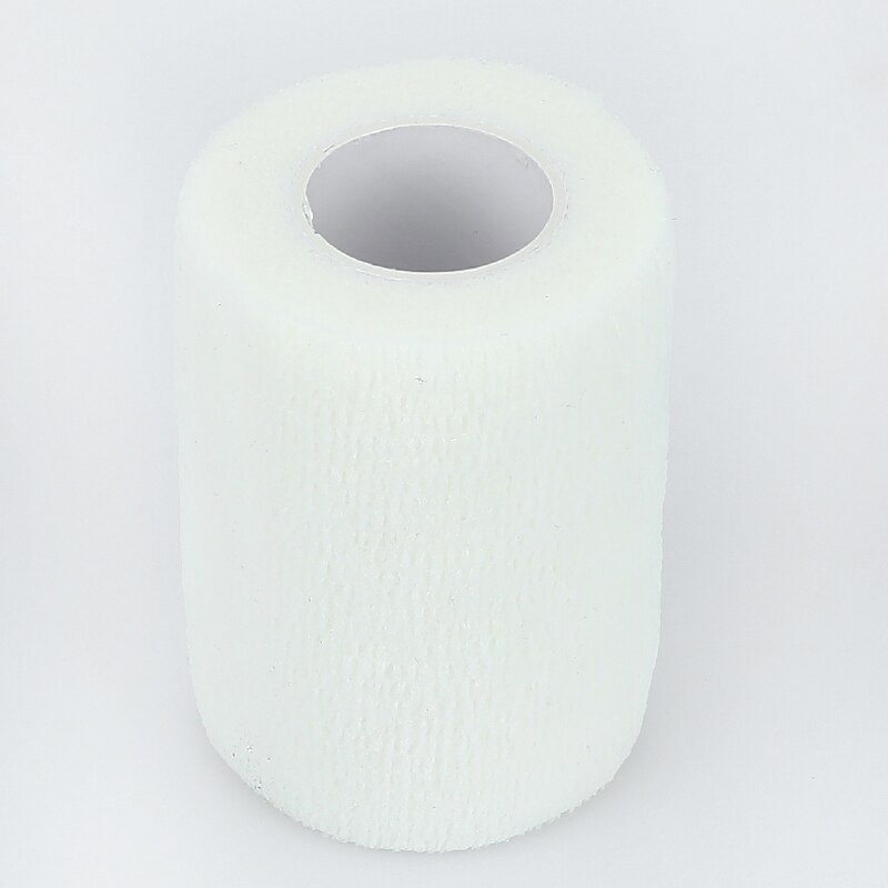 4 .5m muscle finger joint protection bandage sports tape waterproof self-adhesive elastic bandage non-woven adhesive bandage: White / 1 pcs