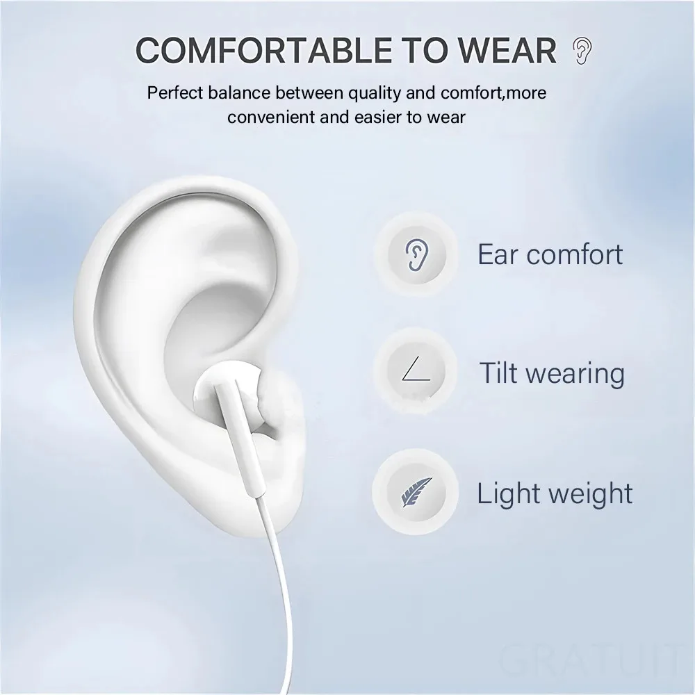Originale hovedtelefoner til apple iphone 14 kablede bluetooth-øretelefoner 13 12 11 pro max  xr 7 8 6 6s plus 3.5mm in-ear stereo-ørepropper