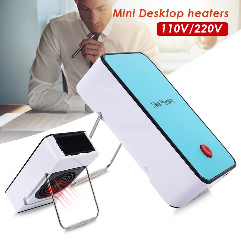 ABS 110V / 220V Living Rooms Mini Electric Heater Economic Heater Warmer Portable Cute Mini Heater Radiator Office Desktop