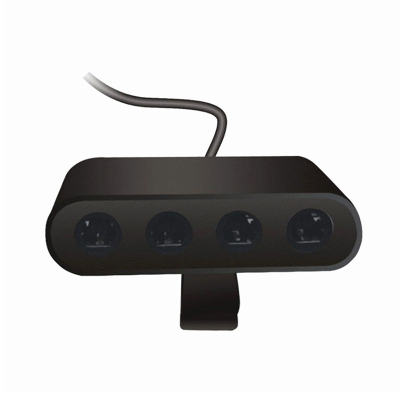 3 In 1 4 Poorten Gc Handvat Om Wiiu/Pc/Switch Converter Adapter Voor Pc Game Gamecube gc Controllers Accessoires Qiang