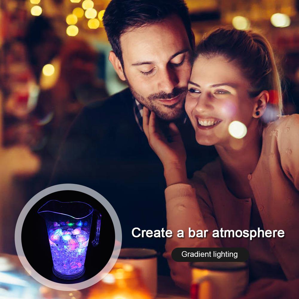 Pot de bière à tirage brillant de LED 1.8L grand Volume Pour cruche de bière Pot de vin de glace