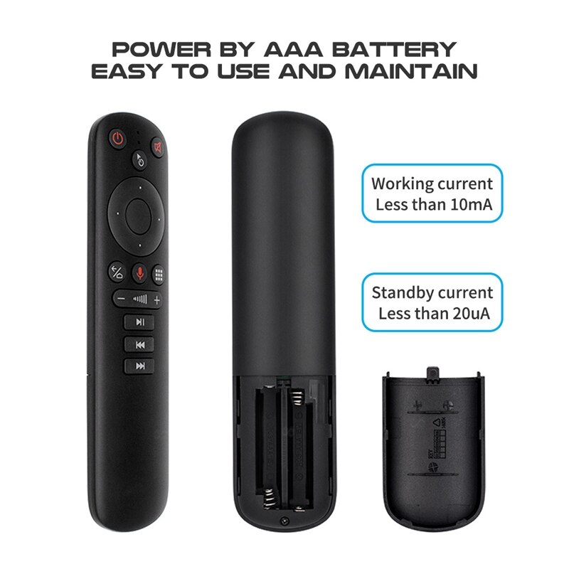 Wireless Fly Air Mouse Gyroscope 2.4G Smart Voice Remote Control for Android TV Box
