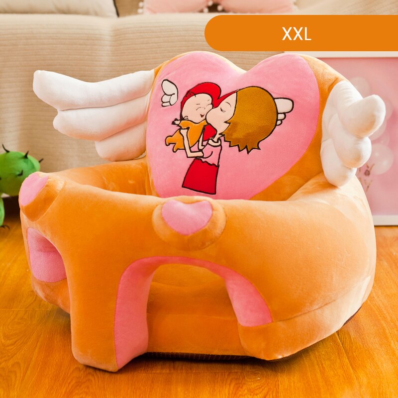 Infant Shining Baby Sofa Chair Baby Learn to Sit artifact 3 months 6 months Children Kids Sofa Training Chair Stool Anti-fall: P