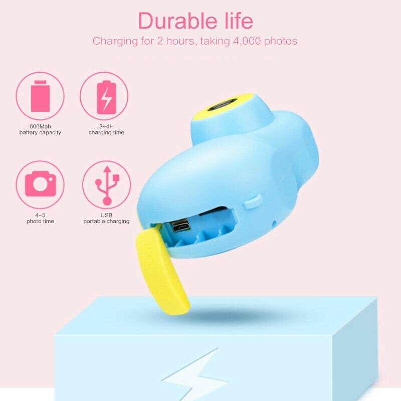 X8 Children Camera Cartoon Digital Mini Video Camera Motion Camera Toy Photography 2.0" HD Screen For Christmas Birthday
