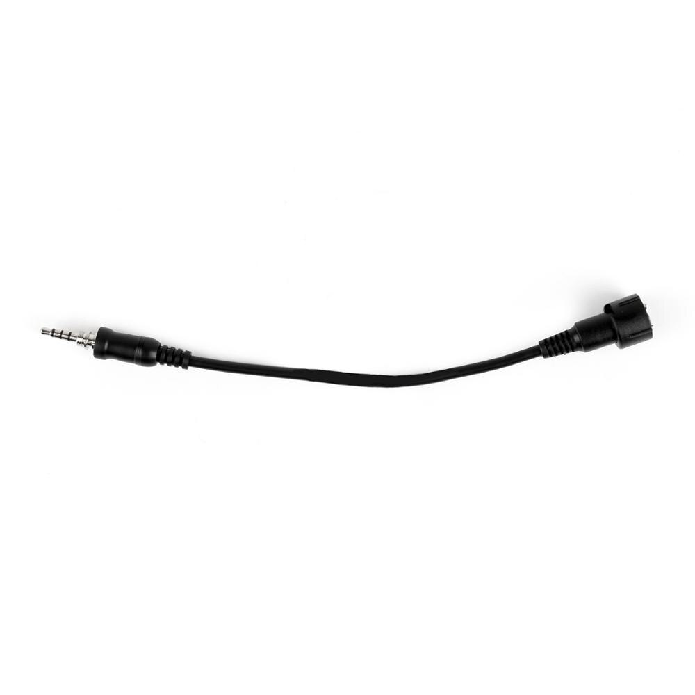 Artudatech 1Pcs 3.5mm Mini Din Plug Connector Cable For YAESU VX6R VX7R VX170 Radio Headset