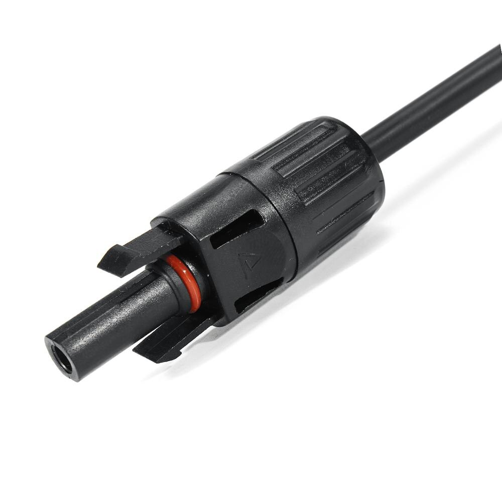 11AWG Solar Cables with male and female connector Black plus Red Solar Panel Connection Extension cable one pair