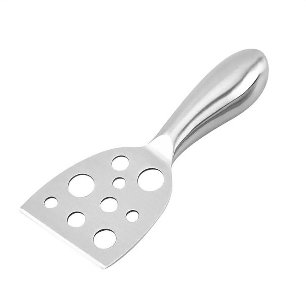 Kjøkkenutstyr bakeverktøy i retrostil multifunksjonelt rustfritt stål smiley ostebestikk 1pc sølvkniv: Prikk spade