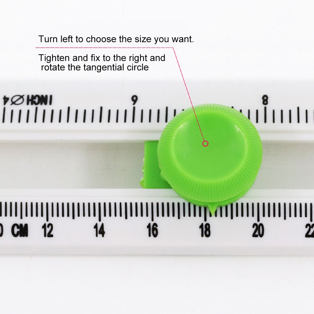 Round Circle Cutter Paper Rotary DIY Patchwork Cards Making Scrapbooking Multi-functional Portable Art Craft Hand Tool