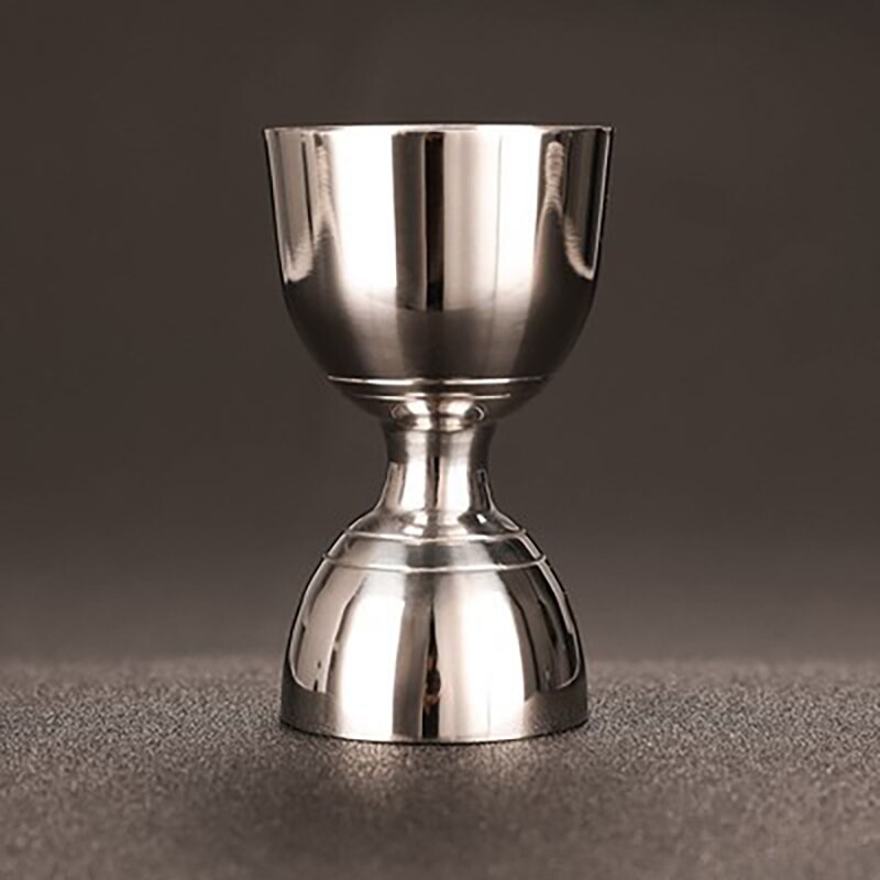 Indian Measuring Device Stainless Steel oz Cups 30/60ml.: Silver