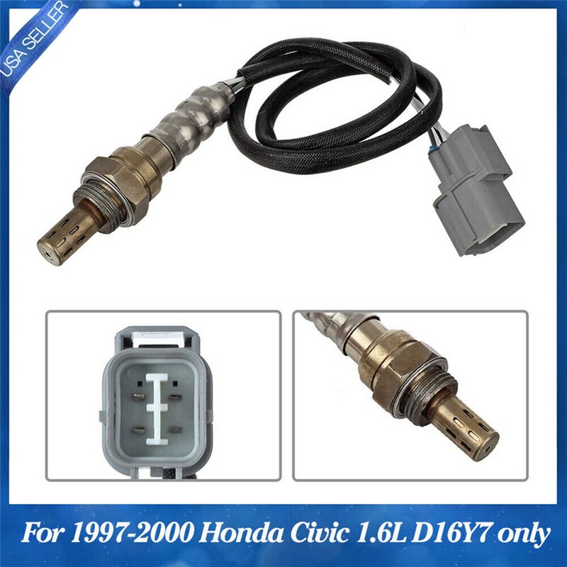 2pcs Vehicle Upstream Downstream O2 Oxygen Sensor For 1996-2000 Honda Civic 1.6L D16Y7 Automobiles nox sensor Car accessories