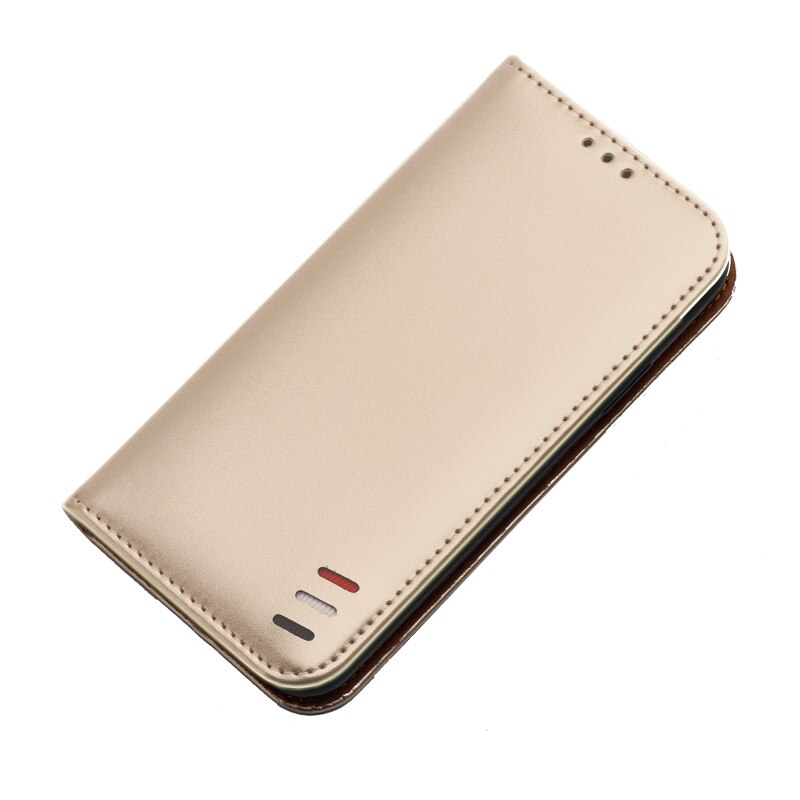 Funda tipo billetera para Huawei Honor 7A, funda para teléfono Honor 7C, Funda de cuero de lujo con soporte para libro, funda con tapa, funda para Huawei 7A Pro 7C: Honor 7C (5.9inch) / Oro