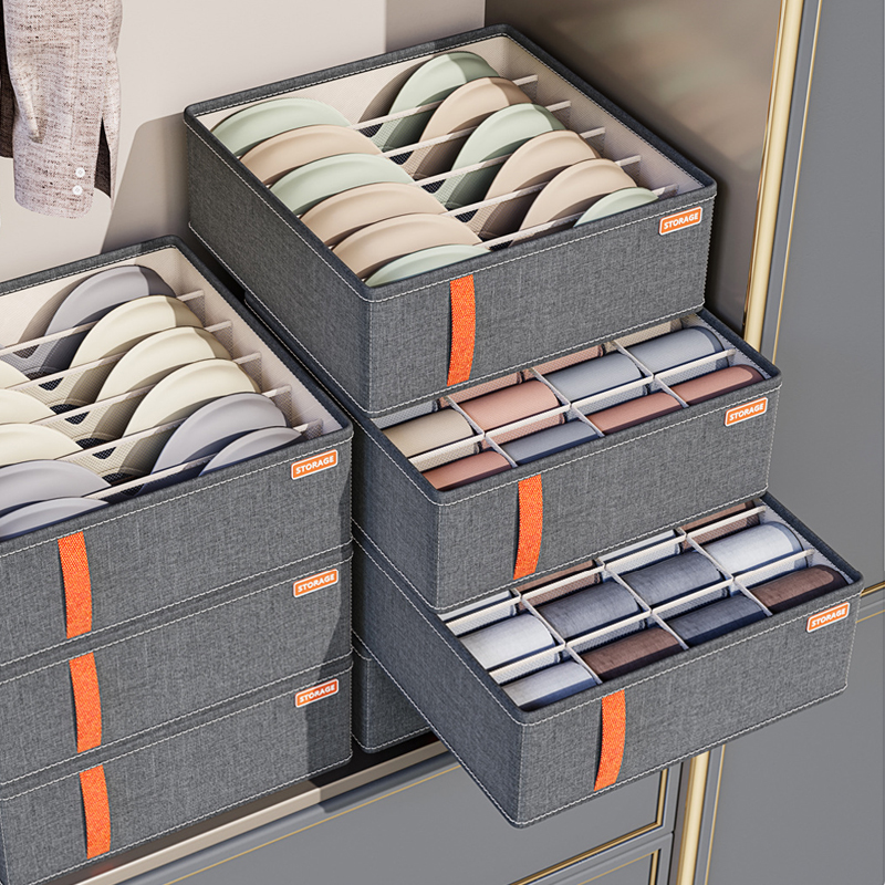 Organizadores de ropa interior, calcetines, sujetador, caja de almacenamiento, gabinete, cajón, organizador, almacenamiento de ropa, caja de almacenamiento clasificada para el hogar