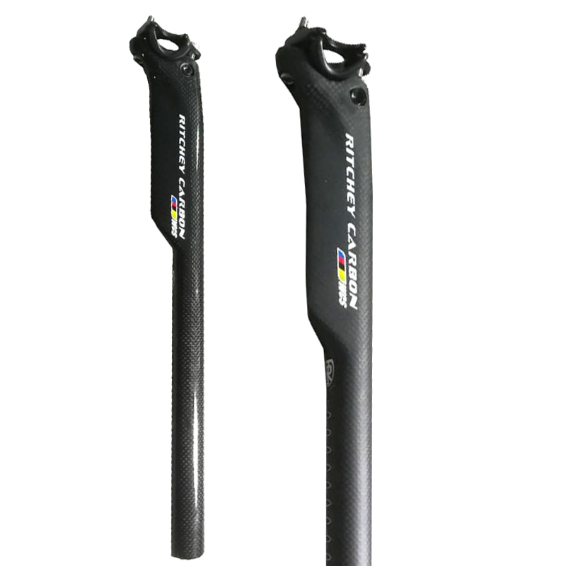 Super light Bicycle seatpost carbon seatpost bicycel seat post MTB road bike seatpost 3k carbon 190g 27.2/31.6*400mm