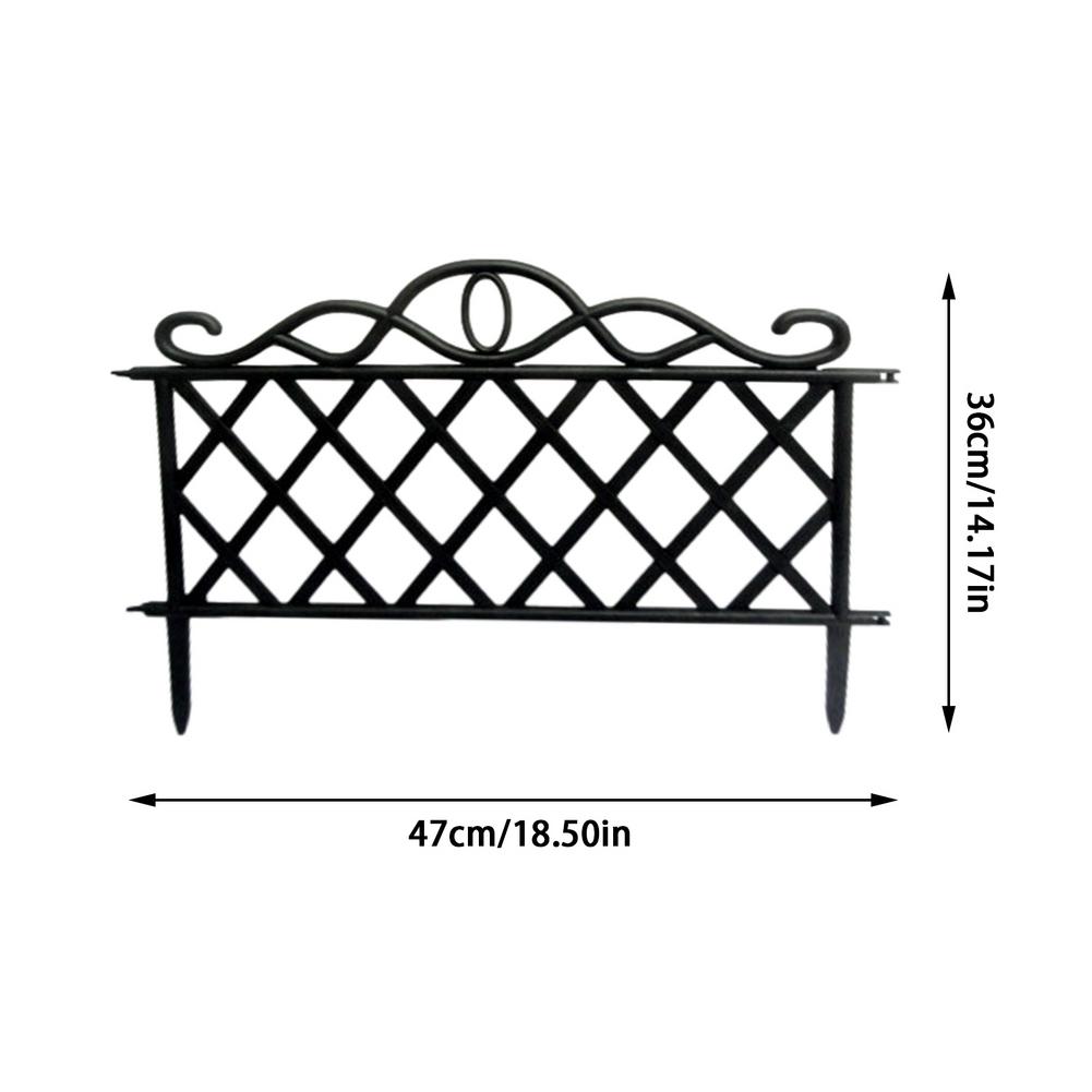 1pcs Decorative Garden Fence Outdoor Rustproof Landscape Border Patio Fences Flower Bed Fencing Barrier