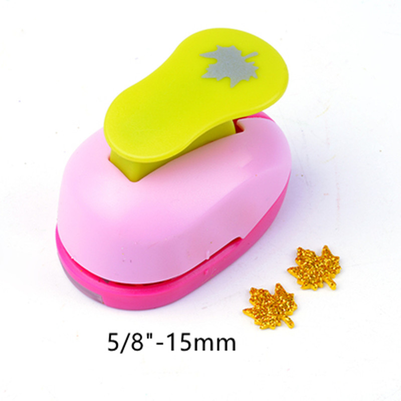 (3/8",5/8",1",1.5",2",3") Maple shaped craft punch leaf paper cutter eva foam scrapbooking leaves hole puncher