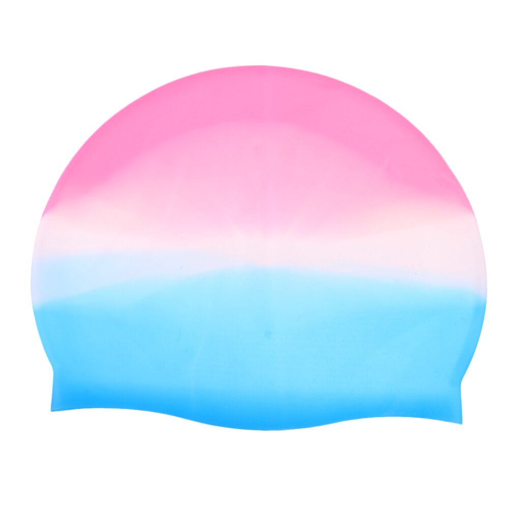 Premium Durable Flexible Silicone Swim Cap Swimming Pool Hat for Men and Women, Boys and Girls: A5