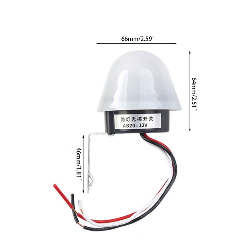 Photoswitch Light Sensor Switch Auto On Off Dusk Sensor Night Light Sensor
