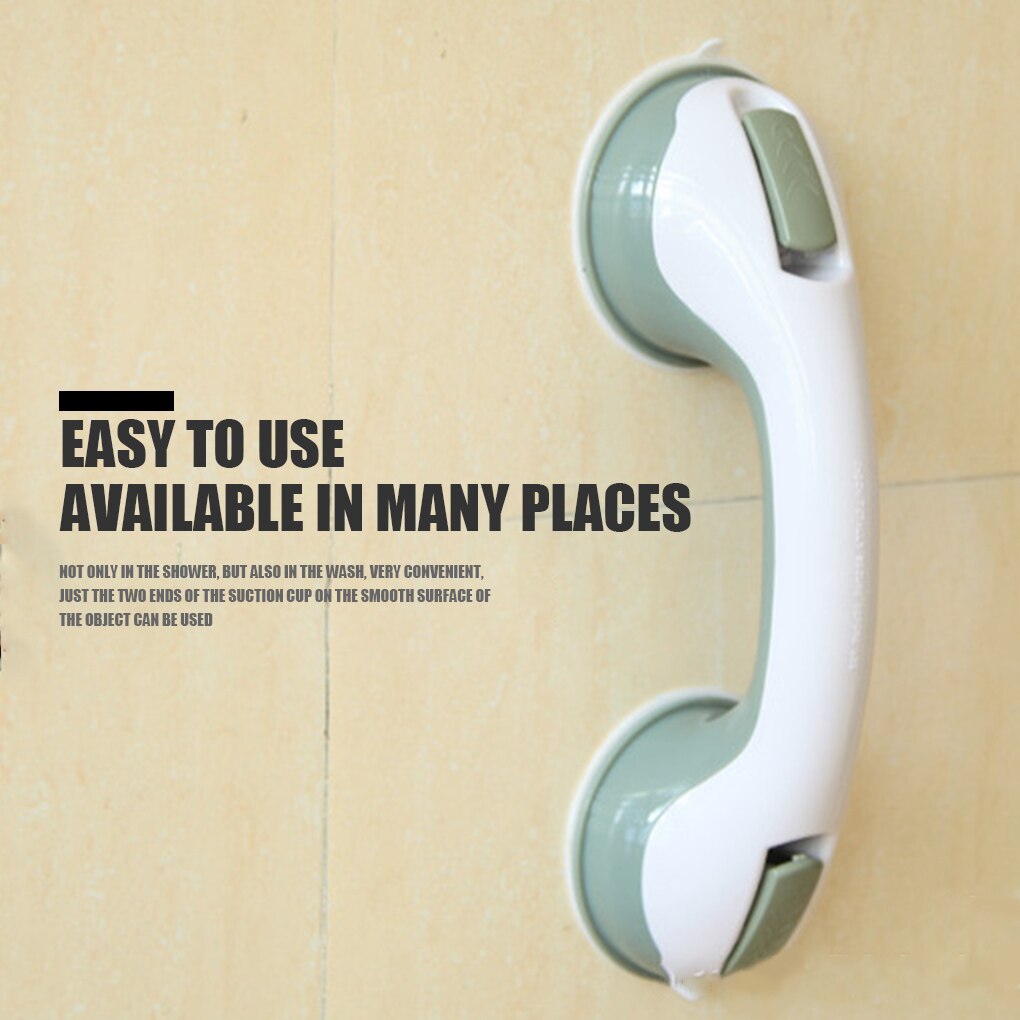 Bathroom Glass Door Handle Grab Home Office Toilet Suction Cup Door Knob Handrail with Sucker