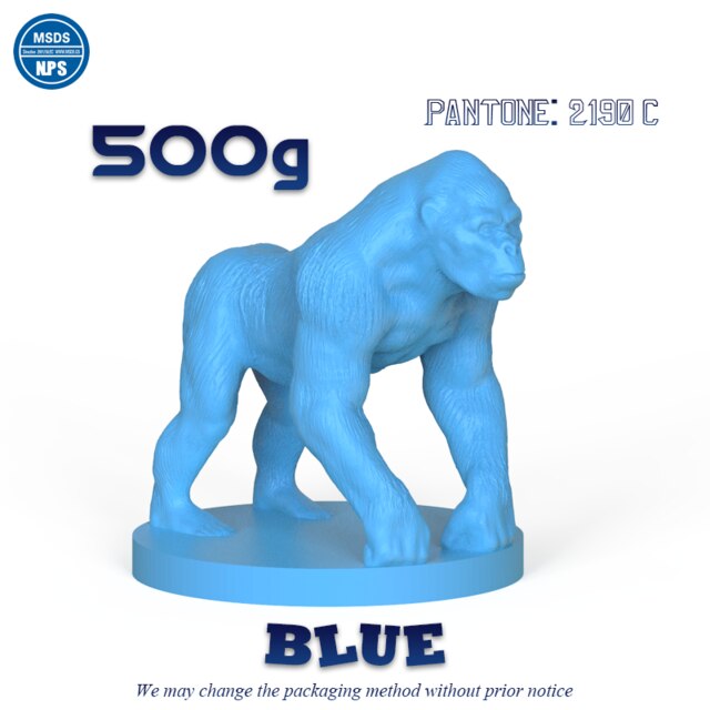 PANCURE 3D Printer Rapid Resin LCD DLP SLA UV-Curable 405nm Photopolymer Printing Liquid 500g 1000g: Blue 500g