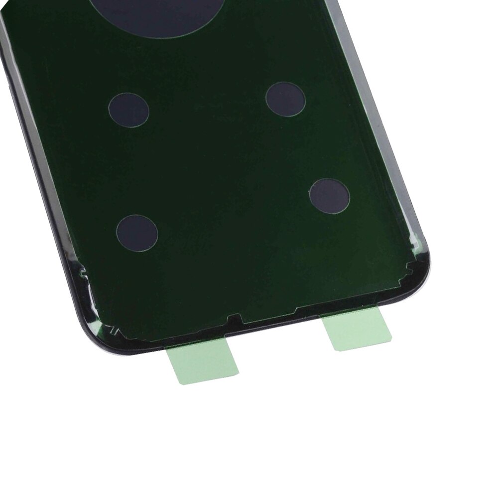 Caixa da porta da bateria traseira para samsung galaxy s8 s8 plus + g955 g955f g950 g950f volta capa de habitação de vidro + adesivo moldura da câmera