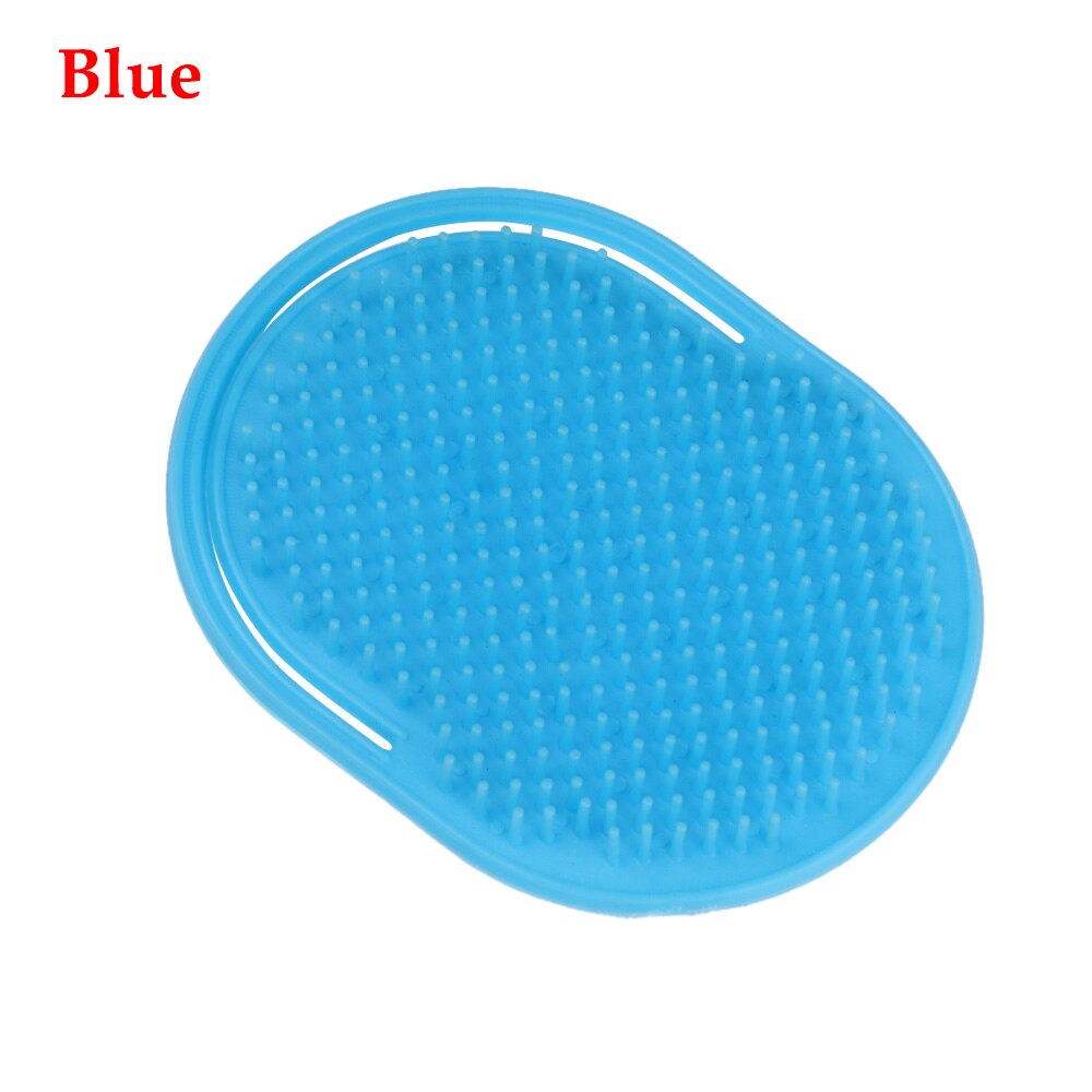 Pocket Travel Hair Comb Brush Men Beard Mustache Palm Scalp Massage Portable Hairbrush Hair Care Styling: Blue