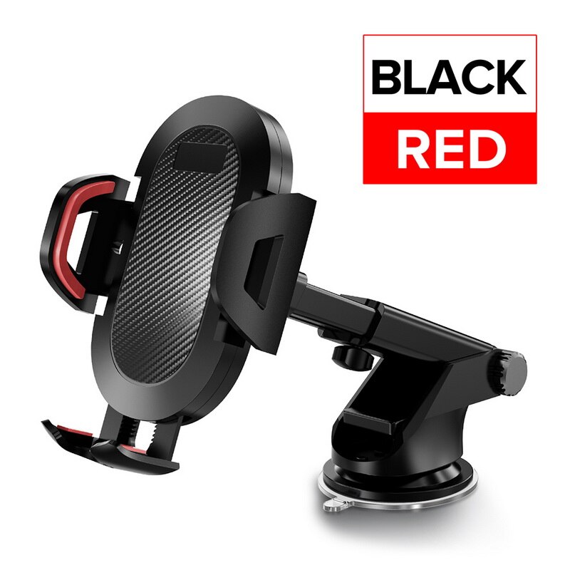 Getihu 360 Graden Sucker Auto Telefoon Houder Flexibele Mobiele Stand Smartphone Ondersteuning Gps Mount Voor Iphone 11 X Xiaomi samsung: Red Sucker Type