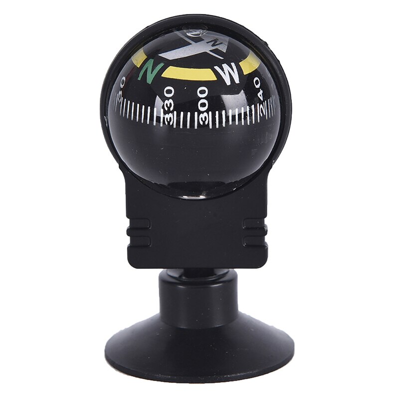 Useful Mini Flexible Navigation Compass Ball Dashboard Boat Truck Suction Pocket Compass for Outdoor Hiking Use