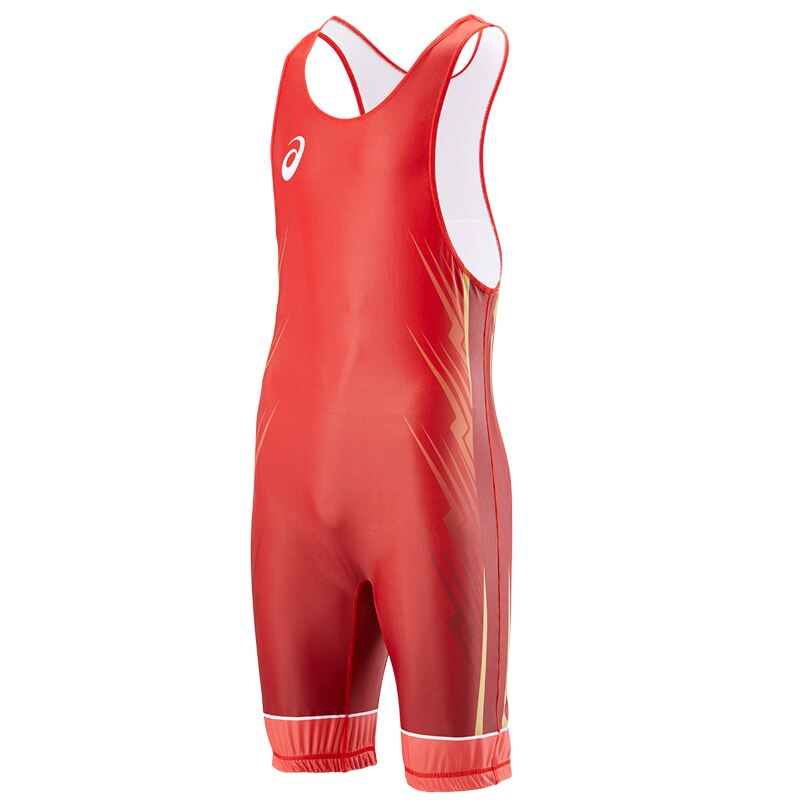 Weight Lifting Suit Training Competition Wrestling Suit Weight Lifting Suit Men Heavy Lifting Suit Wrestling Wardrobe Coverall: 110cm / Game design red