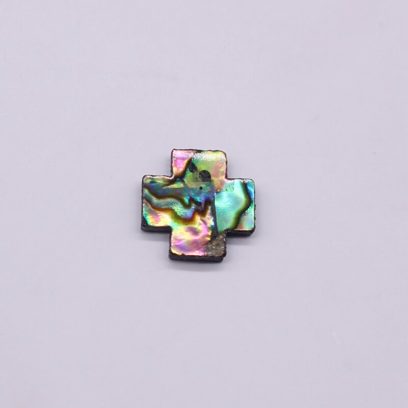 10 stuks oorbellen met natuurlijke abalone schelpen, liefdesringen met cabochon kralen en een platte achterkant, doe-het-zelf sieraden maken  c49