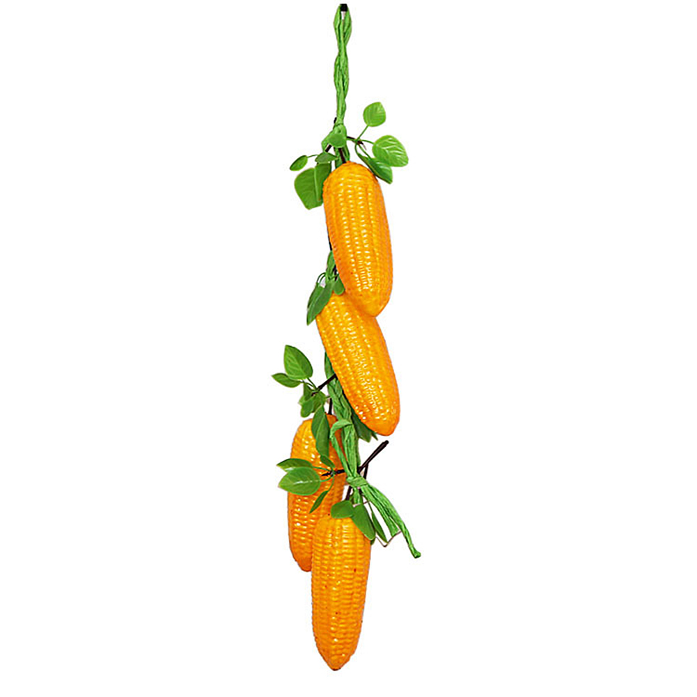 Simulación de patatas Chili cuerdas de fruta Artificial vegetal espuma modelo granja Hotel decoración del hogar fotografía Prop:  Corn 