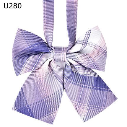 JK Uniform Bow Tie Japanese School Uniforms Striped Wrap Girls Preppy Style Neckties Female Bow-knot Women Apparel Accessories: SU280