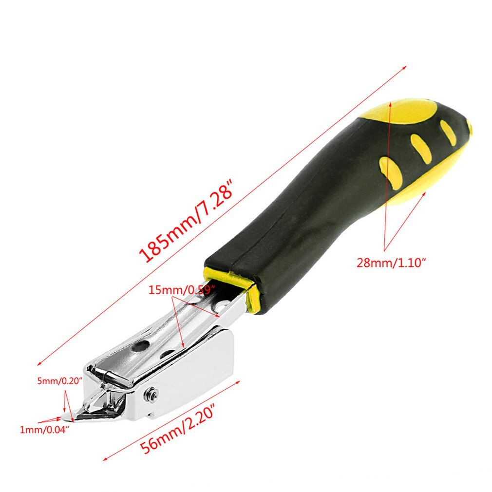 Professionele Heavy Duty Ontnieters Nail Puller Nail Remover Tack Lifter met Rubber Handvat Kantoor Klauw Gereedschap