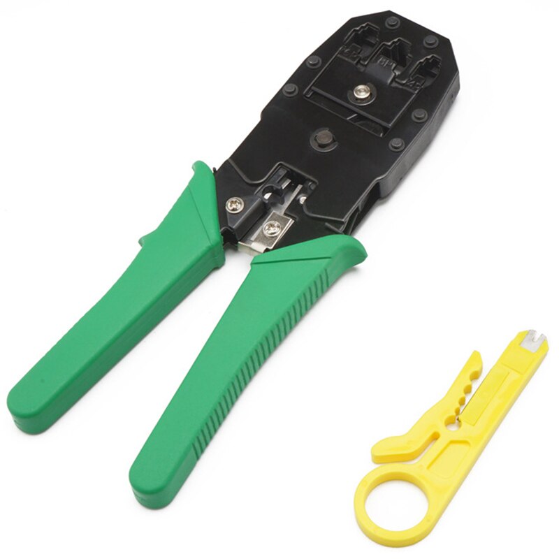 Network Cable Repair Maintenance Tool Kit ,Portable Phone Cable Crimper, Cable Tester Network Cable Crimper Repair Kit