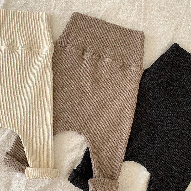 1968 Herfst Baby Meisjes Leggings Broek Kinderen Koreaanse Stijl Broek Jongens Broek Gestreepte Toevallige Strakke Broek 6M 9M