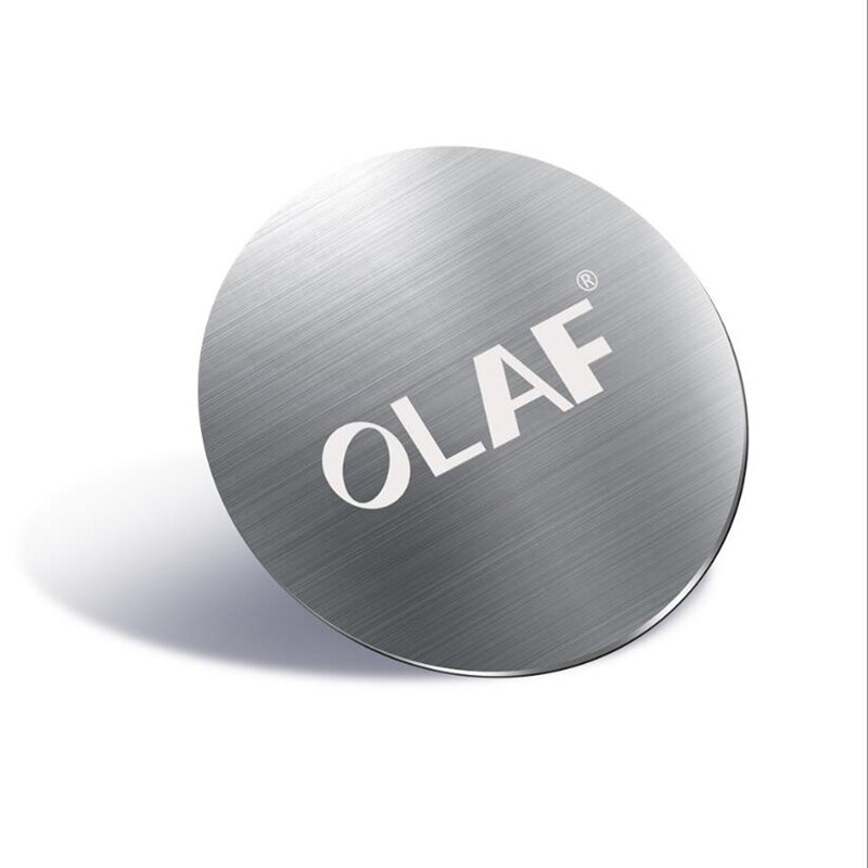 Olaf Ruit Universele Magnetische Auto Telefoon Houder Voor Iphone 6 7 8 Plus X Air Vent Mobiele Telefoon Car Mount stand Houder Voor Xiaomi: Only metal plate