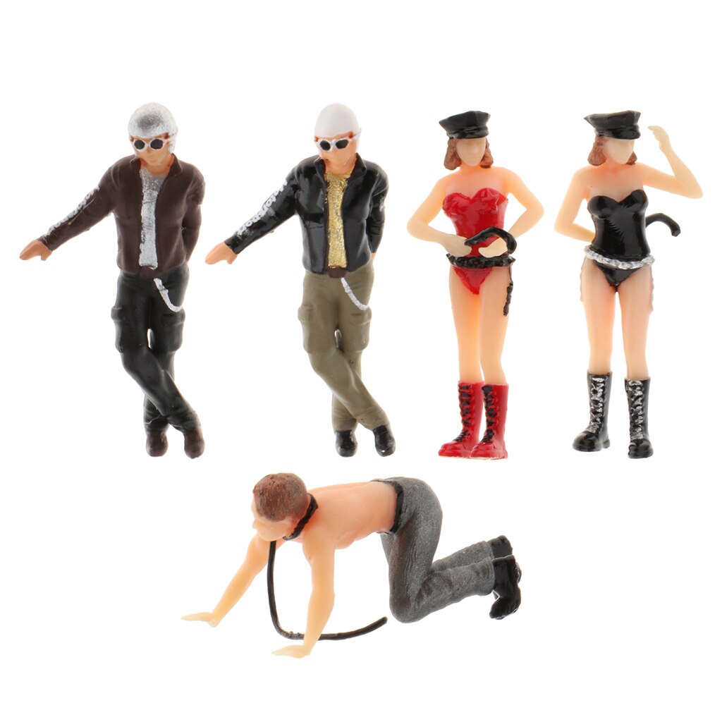 Standard 1/64 mini miniatyr människor figur gata arkitektur tillbehör