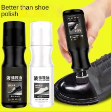Schwarz Schuhcreme Farblose Flüssigkeit transparent Und Multifunktionale Leder Schuhe Wartung Öl Faul Schuh Bürsten Einteiliges