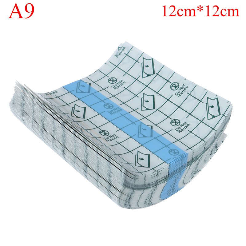 100Pcs/50Pcs Transparante Tape Pu Film Pleister Waterdicht: 12cm x 12cm 50pcs