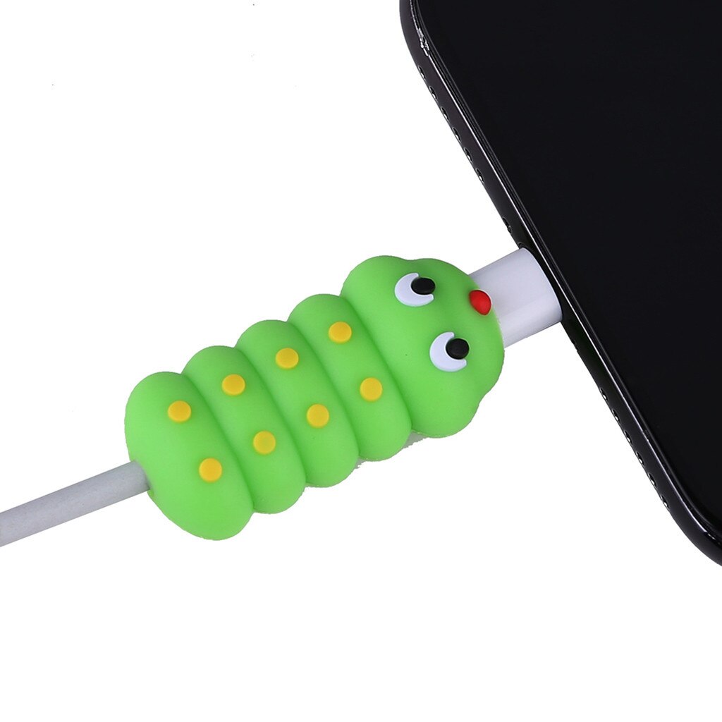 Mnycxen Kabel Linie Beißen für Iphone schnur Tier Zubehör Schützt Niedlich Schutz Kabel Tier Beißen Kabel Wickler Veranstalter z70