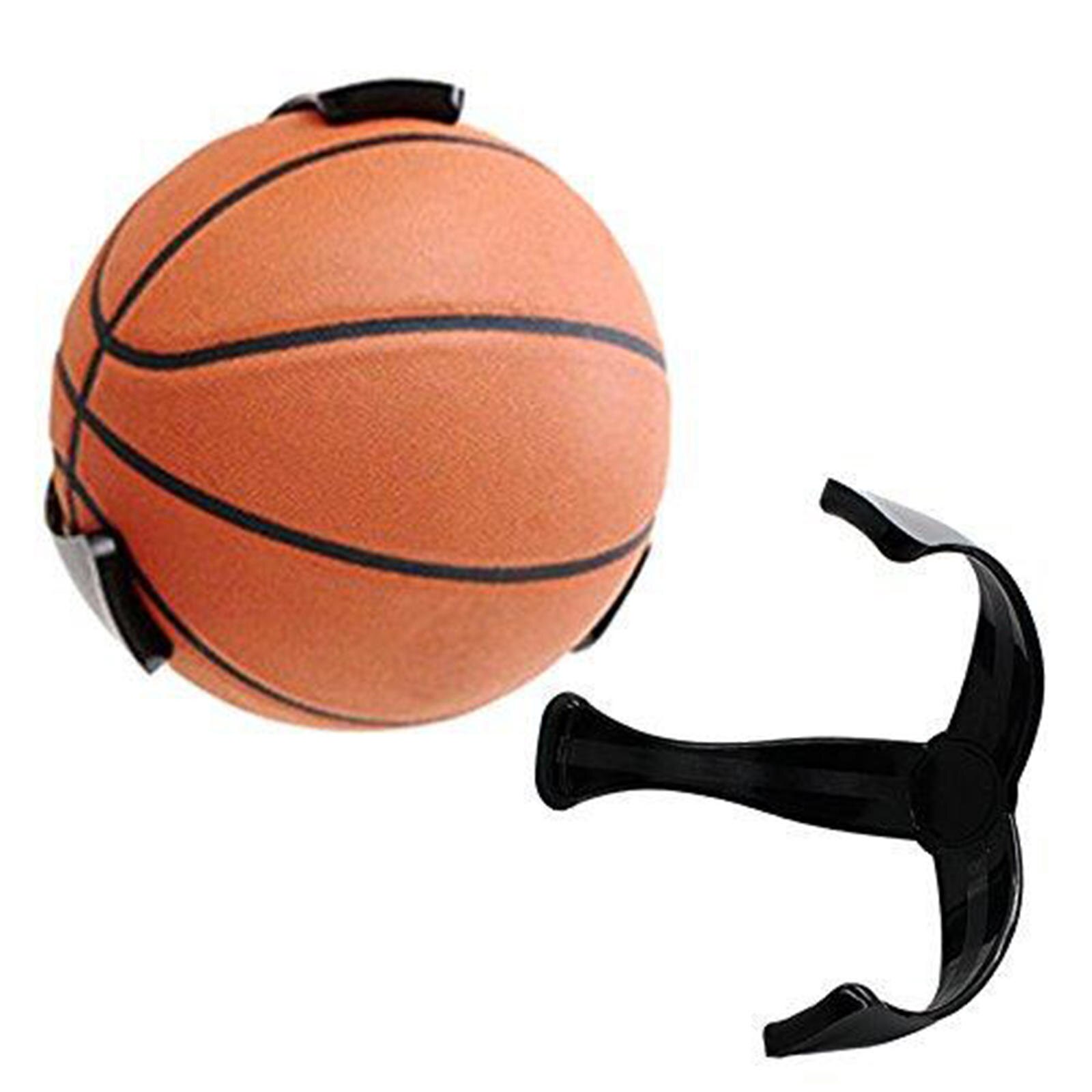Black Wall Mounted Soccer Football Display Rack Claw Basketball Holder